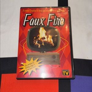 MAKE OFFER! Faux Fire DVD - Fun Novelty As Seen On TV BUNDLE & SAVE